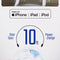 Infinitek 10-Foot Charge and Sync (USB) Cable for iPhone, iPad, and iPod - White