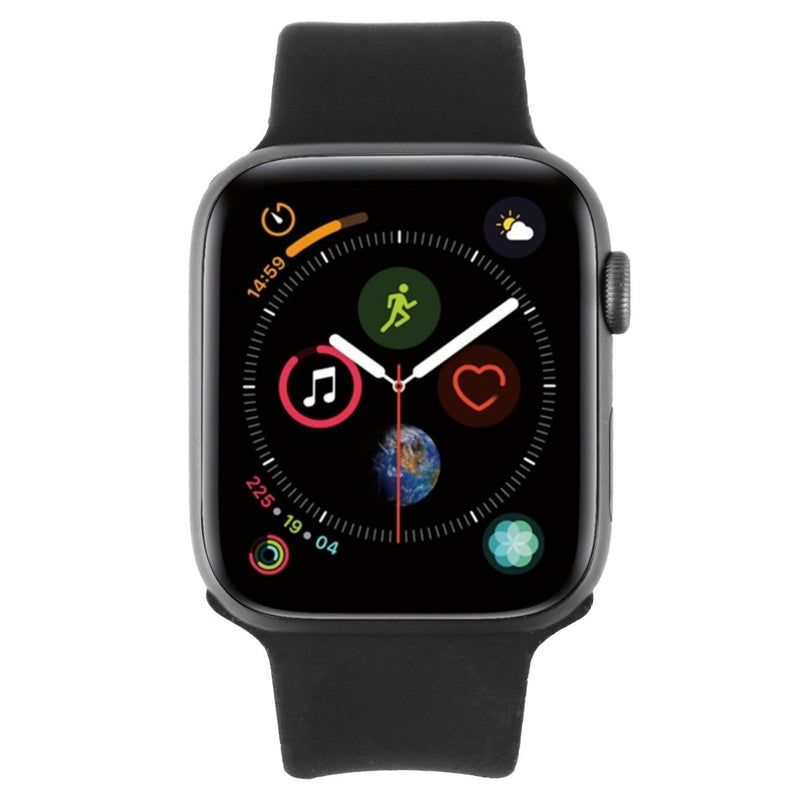 Apple Watch Series 4 (44mm) A1978 GPS - Space Gray Aluminum/Black Sport Band