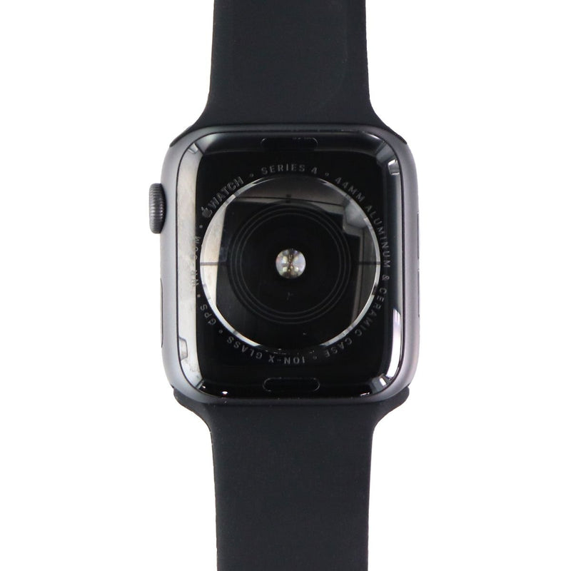 Apple Watch Series 4 (44mm) A1978 GPS - Space Gray Aluminum/Black Sport Band