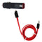 Xentrix (3.4A) Dual USB Fast Car Charger + 4ft Micro-USB LED Cable - Black/Red