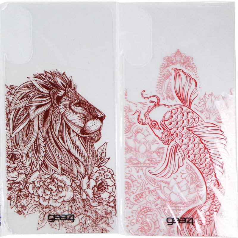ZAGG Swappable Inserts for iPhone Xs Max Chelsea Cases - Tattoo Art Edition