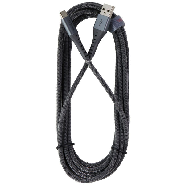 Ventev 10-foot ChargeSync Braided Alloy (USB-C) to USB Cable - Steel Gray