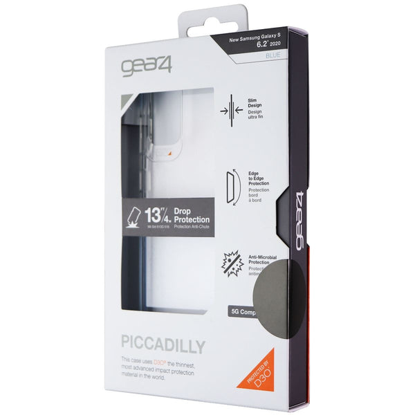 ZAGG Piccadilly Series Protective Hard Case for Samsung Galaxy S20 - Clear/Blue