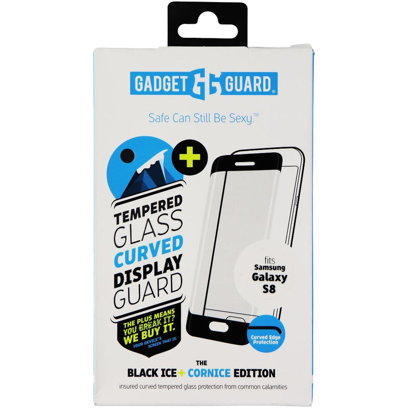 Gadget Guard (Black Ice+) Cornice Curved Tempered Glass for Galaxy S8