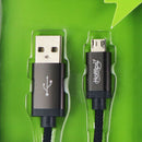 Hottips 6ft Charge & Sync Cable for Micro USB Devices - Black