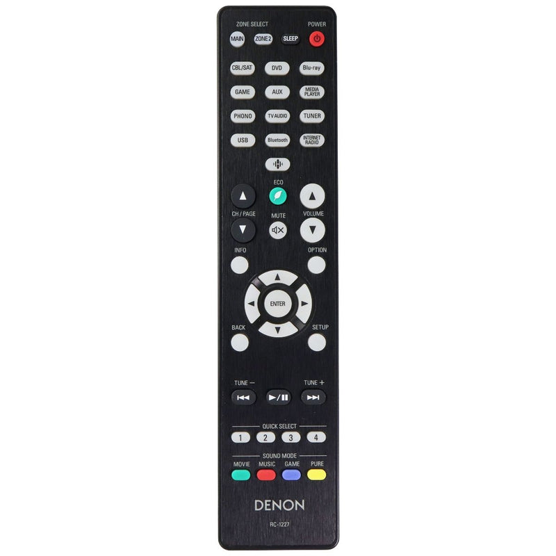 Denon Remote Control (RC-1227) for Select Denon Home Receivers - Black