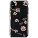 Kate Spade Hardshell Case for Apple iPhone XS / X - Pink & Gold Flowers w/ Gems