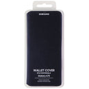 Samsung Wallet Cover Hard Folio Case for Samsung Galaxy A70 - Black