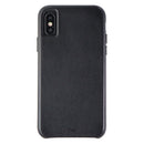 Case-Mate Barely There Genuine Leather Hard Case for Apple iPhone XS / X - Black