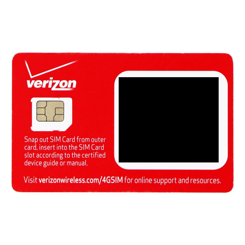 Verizon Wireless 4G LTE Micro SIM Card (BULKSIM3FF-D) for Verizon Smartphones
