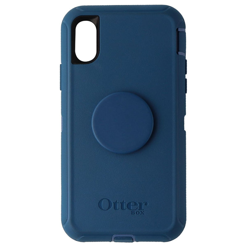 Otter + Pop Defender Series Case for iPhone Xs & X - Winter Shade Blue