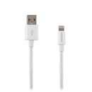 Verizon (CABLGHTWHT - M) 4Ft Charge and Sync Cable for iPhones - White