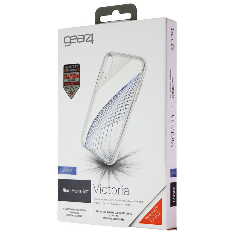 ZAGG Victoria Series Case for Apple iPhone XR - Space / Clear / Blue Lines
