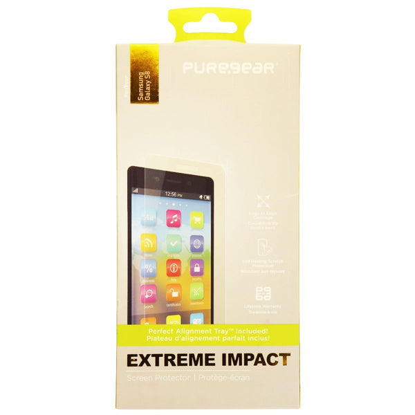 PureGear Extreme Impact Series Screen Protector for Samsung S8 - Clear