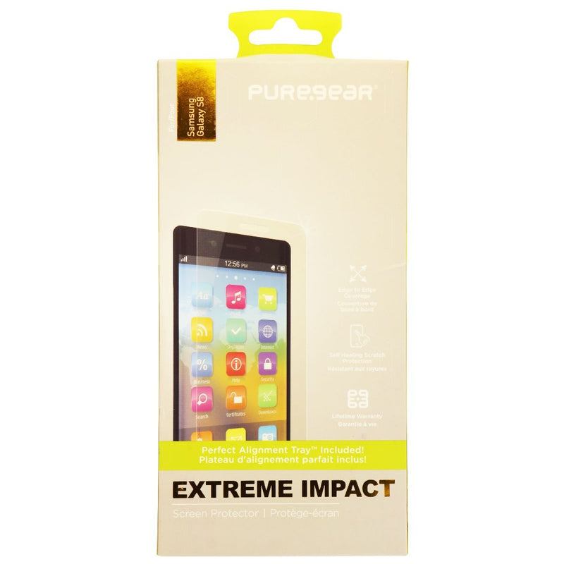 PureGear Extreme Impact Series Screen Protector for Samsung S8 - Clear