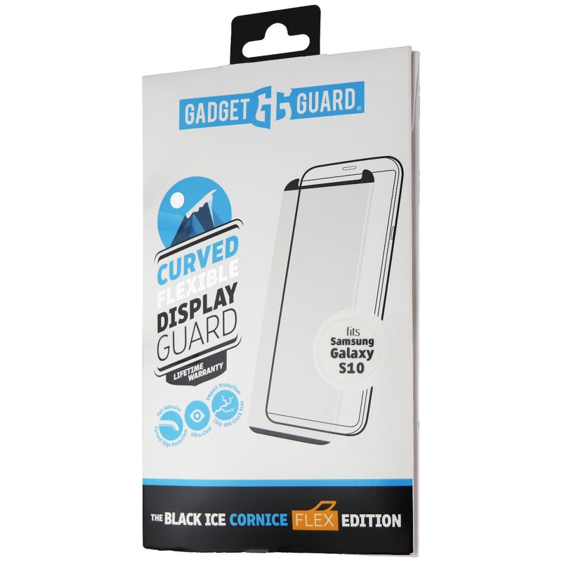 Gadget Guard (Black Ice Cornice Flex) Tempered Glass for Samsung Galaxy S10