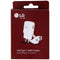 LG Fast Charge (9V/1.8A) USB Adapter & 3.3-Foot USB-C Cable - White (MCS-H05WD)