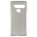 Speck Presidio Clear + Glitter series Case for LG V40 ThinQ - Clear/Gold Glitter