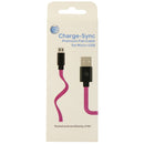 AT&T (R85S2O) 4Ft Charge & Sync Universal USB to Micro USB Cable - Pink / Black