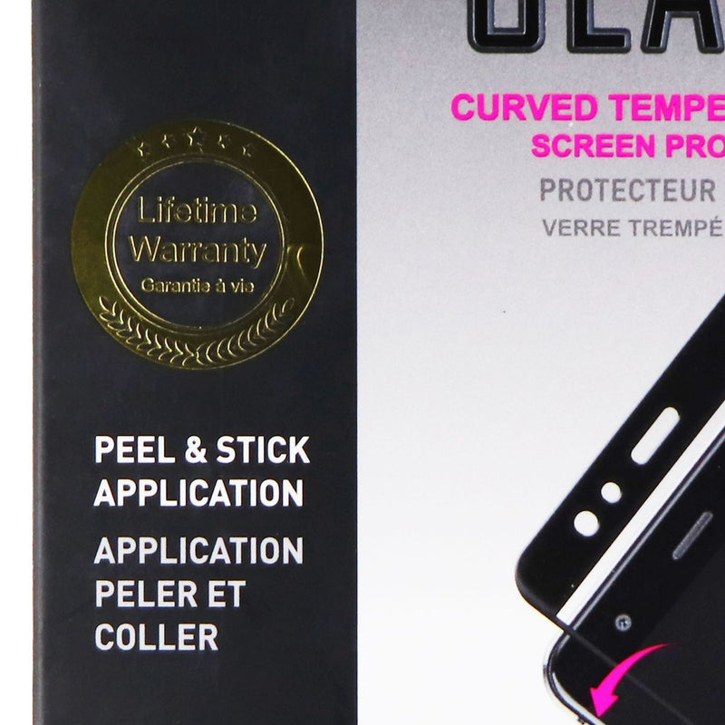 iShieldz Curved Tempered Glass for Huawei P10 Lite - Clear/Black Trim