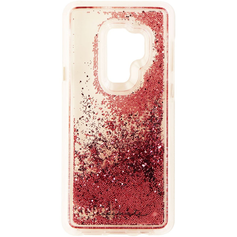 Case-Mate Waterfall Case for Samsung Galaxy S9+ (Plus) - Clear/Pink Glitter
