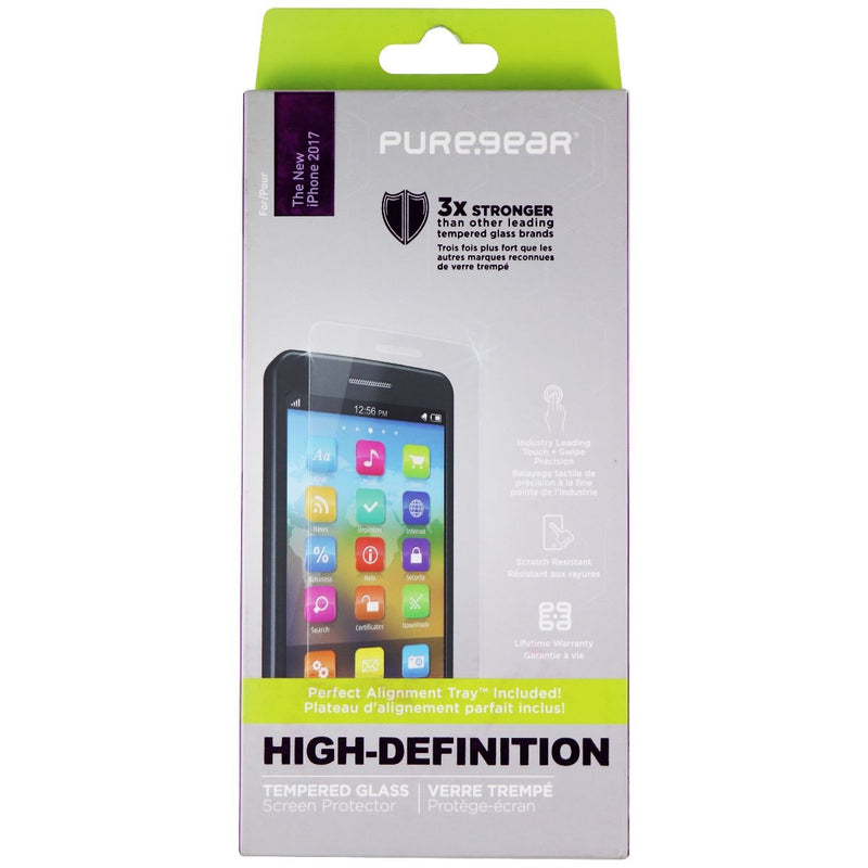 PureGear HD Clarity Tempered Glass Screen Protector for Apple iPhone X