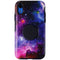 Otter + Pop Symmetry Series Phone Case for iPhone XR - Blue Nebula