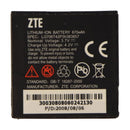 ZTE LI3706T42P3H383857 3.7v 670mAh Lithium Ion for ZTE Phones - Black