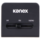 Kanex International Plug & Dual USB Power Adapter for US/AU/UK/EU - Black
