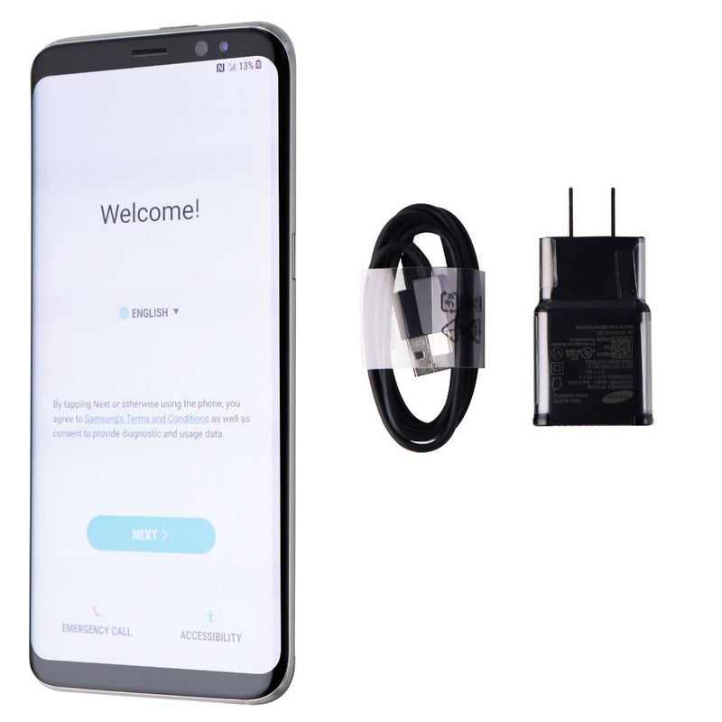 Samsung Galaxy S8 (SM-G950U) GSM Unlocked + Verizon - 64GB / Arctic Silver