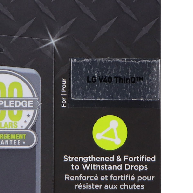 PureGear Steel 360 Tempered Glass Screen Protector for LG V40 ThinQ - Clear