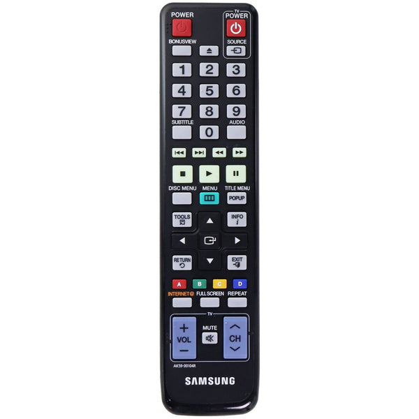 Samsung Remote Control (AK59-00104R) for Select Samsung Blu-Ray Players - Black