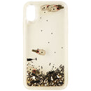 Kate Spade Liquid Glitter Case for Apple iPhone X - Clear/Gold/Champagne