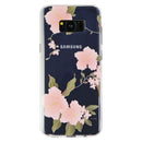 Flavr Translucent Protective Case for Samsung Galaxy (S8+) - Clear/Hibiscus