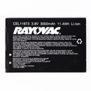 Rayovac Battery CEL11673 - 3.8V - 3000mAh - Black