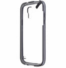 PureGear Slim Shell Case for Samsung Galaxy S4 Mini Clear w/ Gray Trim
