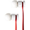 Beats by Dr. Dre urbeats In-Ear Headphones w/ Mic - White / Red