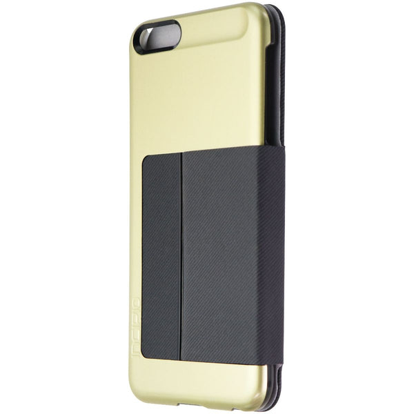 Incipio Highland Folio Wallet Case for iPhone 6 Plus 6S Plus - Gold / Black