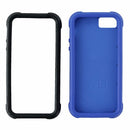 Tylt Bumpr Series Case for Apple iPhone SE / 5s / 5 - Black and Blue