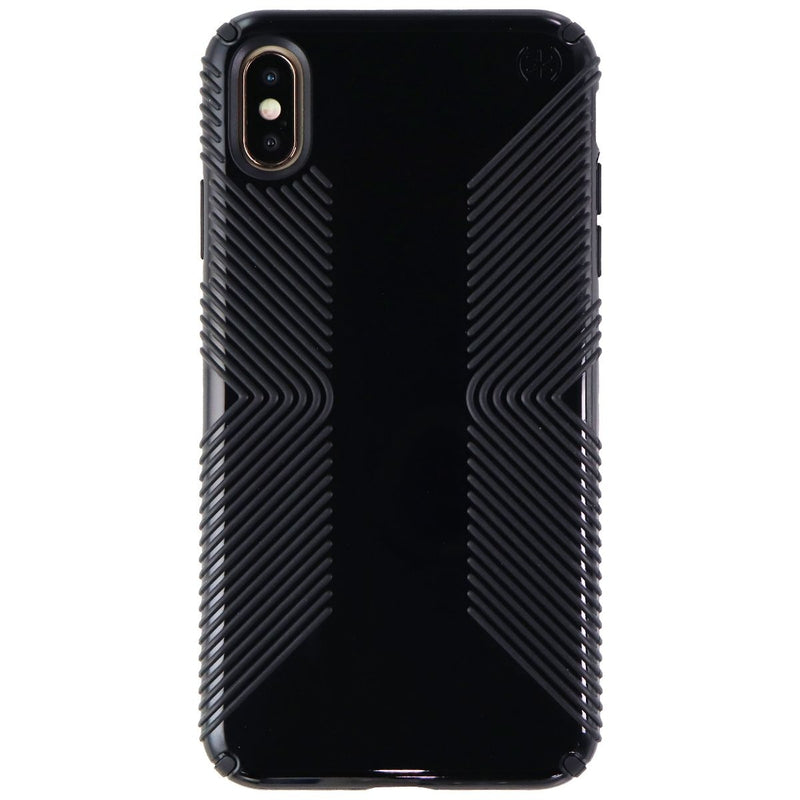 Speck Presidio Glossy Grip Case for Apple iPhone XS Max Smartphones - Black