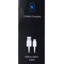 Samsung Adapter Fast Charger (EP-TA20JWE) and 4-Foot USB-C Type C Cable - White