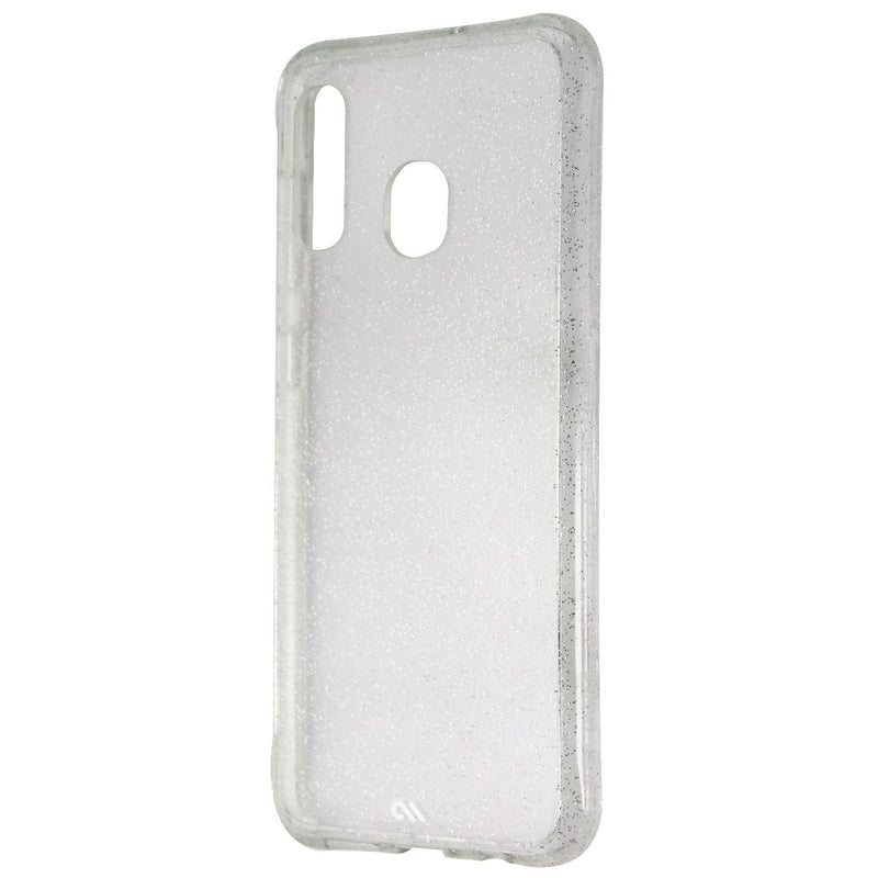 Case-Mate Sheer Crystal Series Phone Case for Samsung Galaxy A20 - Clear/Glitter
