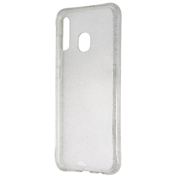 Case-Mate Sheer Crystal Series Phone Case for Samsung Galaxy A20 - Clear/Glitter
