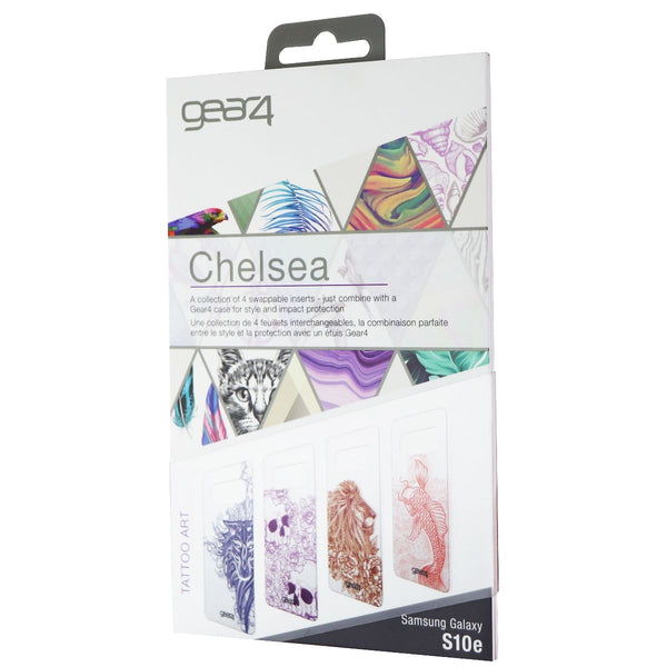 ZAGG Swappable Inserts for Galaxy S10e Chelsea Cases - Tattoo Art Edition
