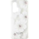 Kate Spade Hard Case for Motorola Edge+ (2020) - Hollyhock Floral Clear/Cream