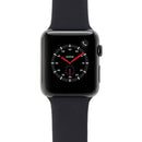 Apple Watch (1st Gen) 42mm (A1554) Space Black Stainless Steel/Black Sport Band