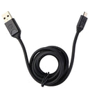 Qmadix 4-Foot (Micro-USB) to USB Charge & Sync Flat Cable - Black