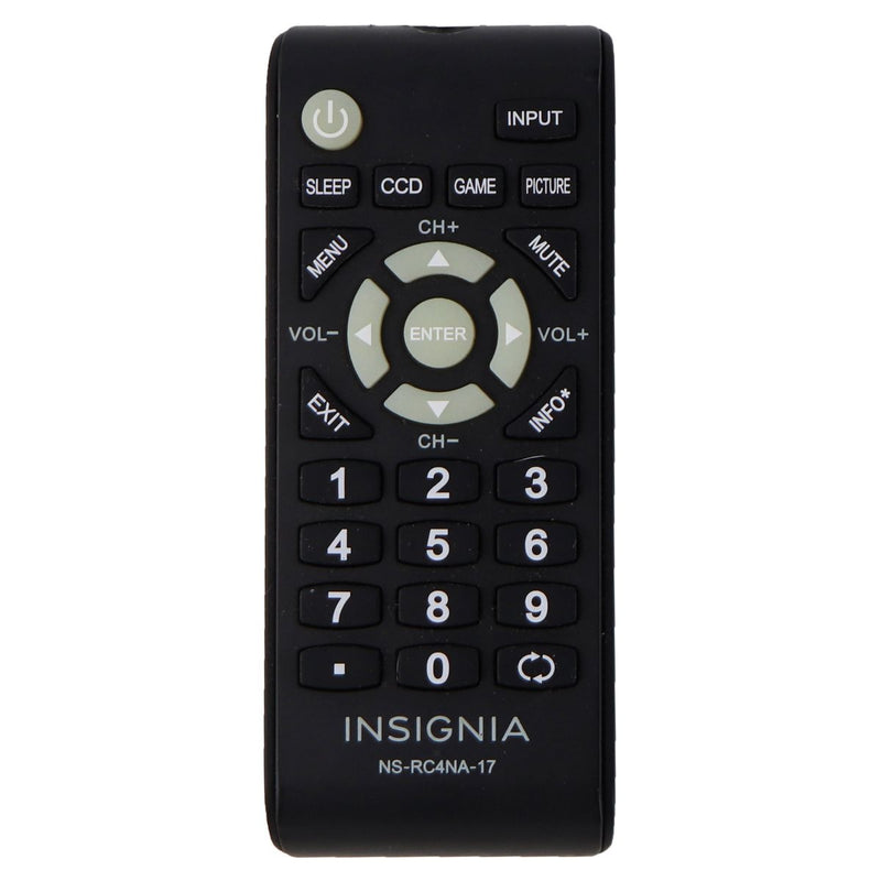 Insignia Remote (NS-RC4NA-17) for Select Insignia TVs - Black