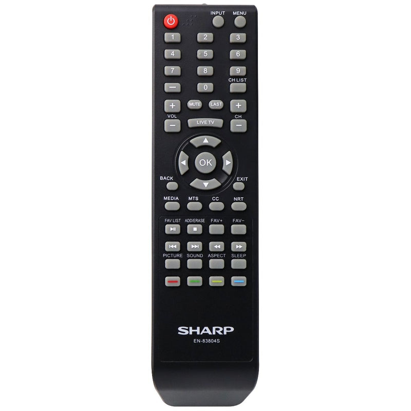 Sharp Remote Control (EN-83804S) for Select Sharp TVs - Black