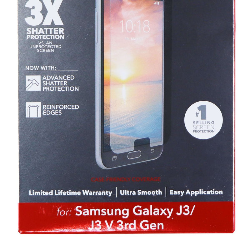 ZAGG Invisible Shield Glass Screen Protector for Galaxy J3 / J3 V 3rd Gen